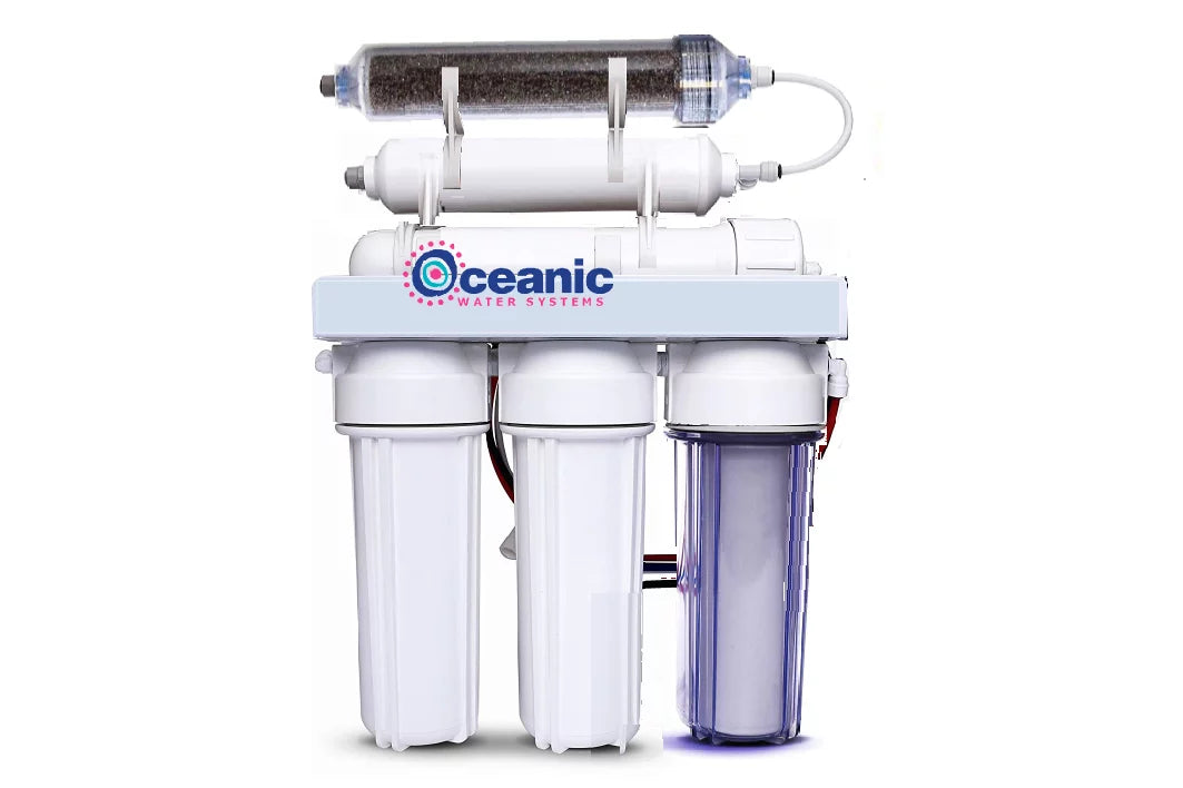 Portable Osmosis Outlet + | Use / liquid GPD Reef 75 Filtration 0 Aquarium Deionization) TDS System Dual (Drinking Reverse