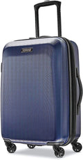 Box - Tourister NAVY American Spinner Hardside Open Luggage 92504-1596 Moonlight 21"