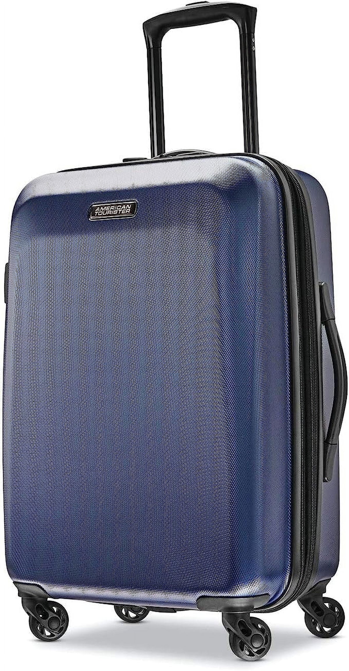 Box - Tourister NAVY American Spinner Hardside Open Luggage 92504-1596 Moonlight 21"