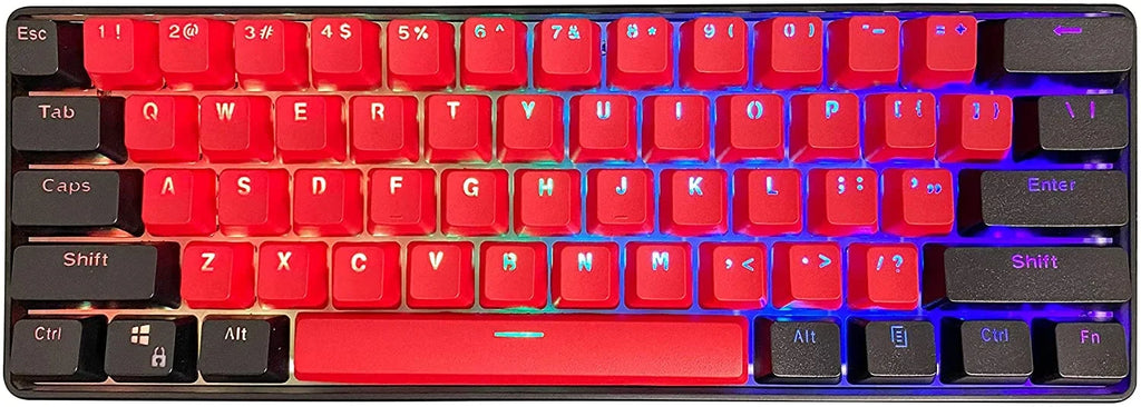 (Silver Pro Keyboard RGB Keyboard Switches) 60 60% Edition Kraken Speed Gaming Mechanical BRED -