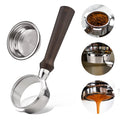 Cup Wooden Naked Barsetto Stainless For Ba101 3 Ears Steel Filter Coffee Calphalon Ba102 Bottomless Handle Temp Basket Portafilter 58Mm Replacement Iq