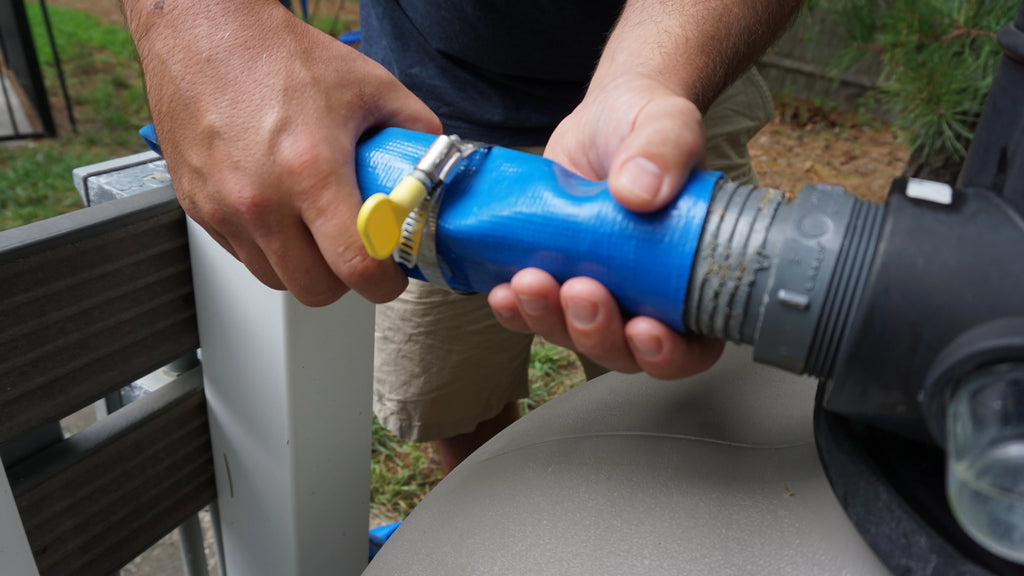 with Pool for Cartridge 1.5" Sand Hose Hose #400 liquid Filtered Swimming Waste Pools Backwash Kit & Fountain