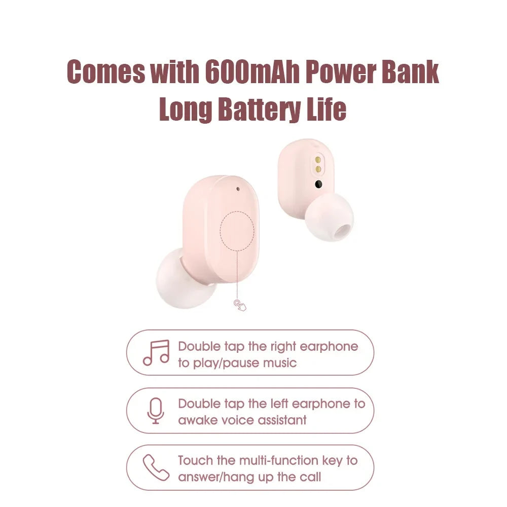 Wireless Earbuds BT5.2 TWS Redmi MIUI 3 Earphones In-Ear Airdots