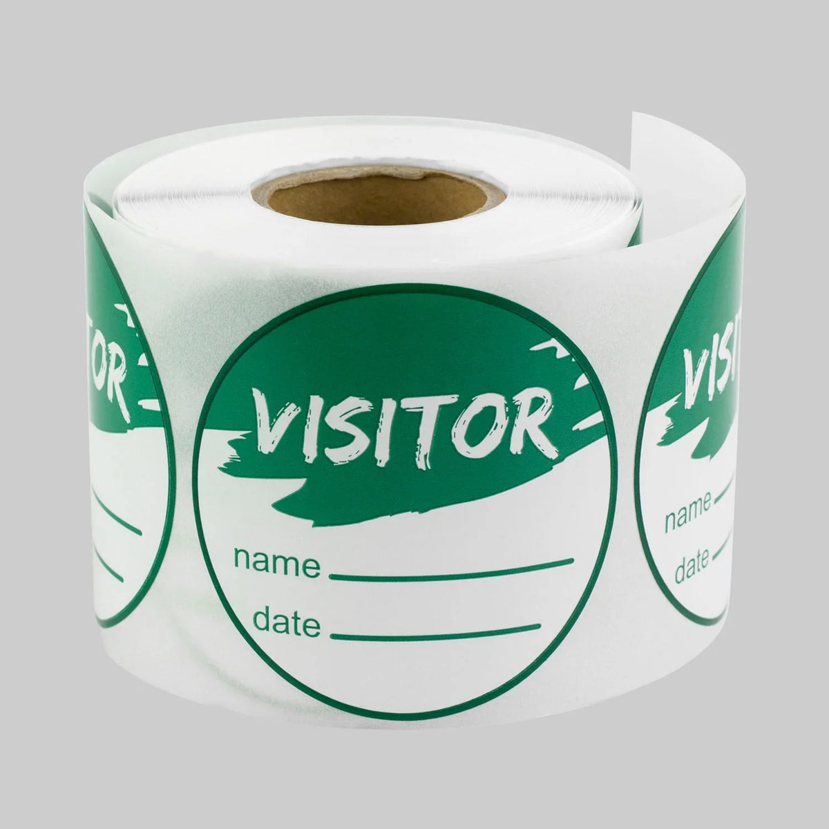 College, Office, or Green) inch, Visitor 10 Roll, Labels Stickers Round Security Tours for (2 Rolls, School, per 300