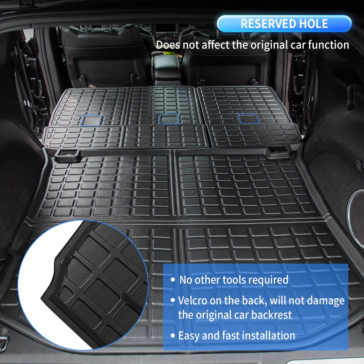 Trunk 2022 Mat WK Grand Mats Cherokee 2023 Fit Grand Backrest Jeep 2011-2021 Cherokee