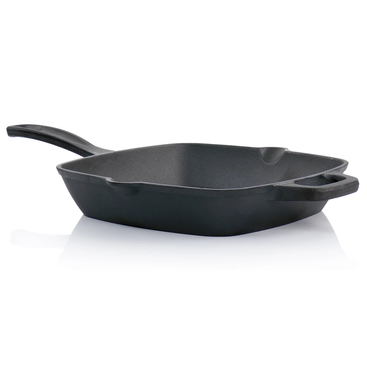 Castaway Inch Cast Oster Grill 10 Square Pan Iron Spouts with Pouring