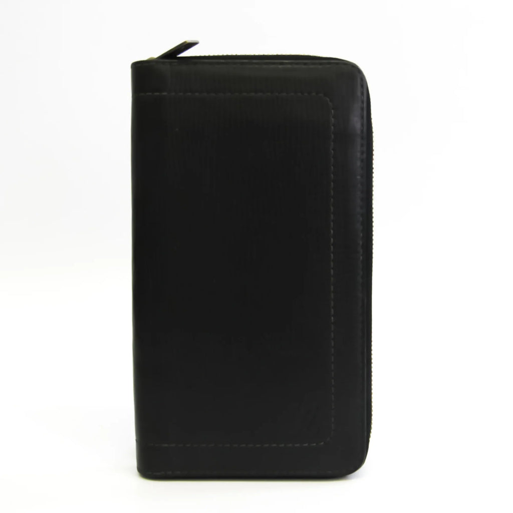 Long Basalt (Good) Wallet Pre-Owned M97026 Zippy Utah Leather Men's Organizer (bi-fold)