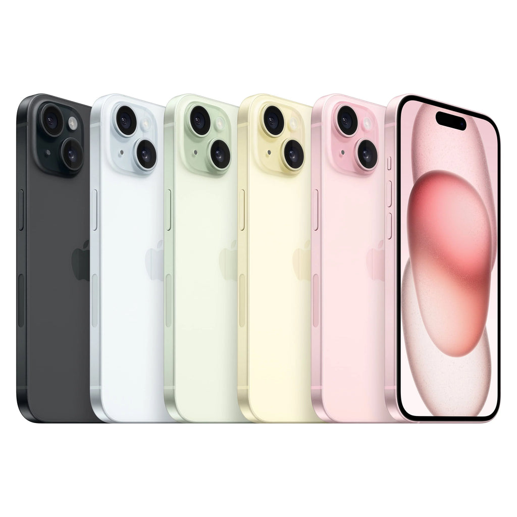 Straight Talk Smartphone Yellow iPhone - Prepaid 15, 256GB,