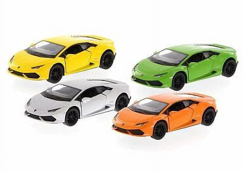 of 5" 1:36 Toy 4: Huracan Set Model Lamborghini LP610-4 Car Diecast Kinsmart