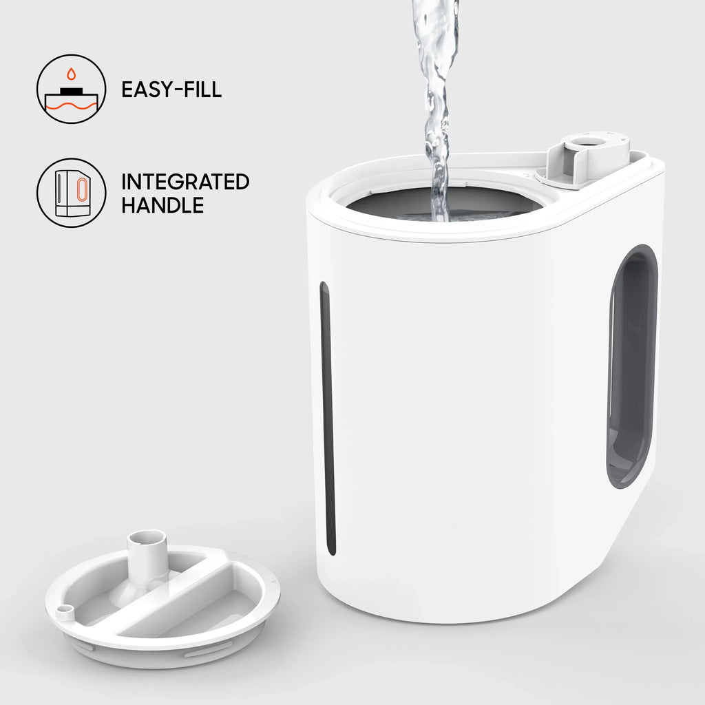 Humidifier Image Gallon with Pitcher Tank Sharper Customizable Light, 8 MIST 0.65 Cool Ultrasonic Mist,