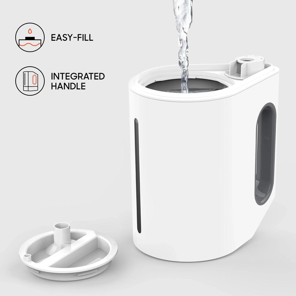 Humidifier Image Gallon with Pitcher Tank Sharper Customizable Light, 8 MIST 0.65 Cool Ultrasonic Mist,