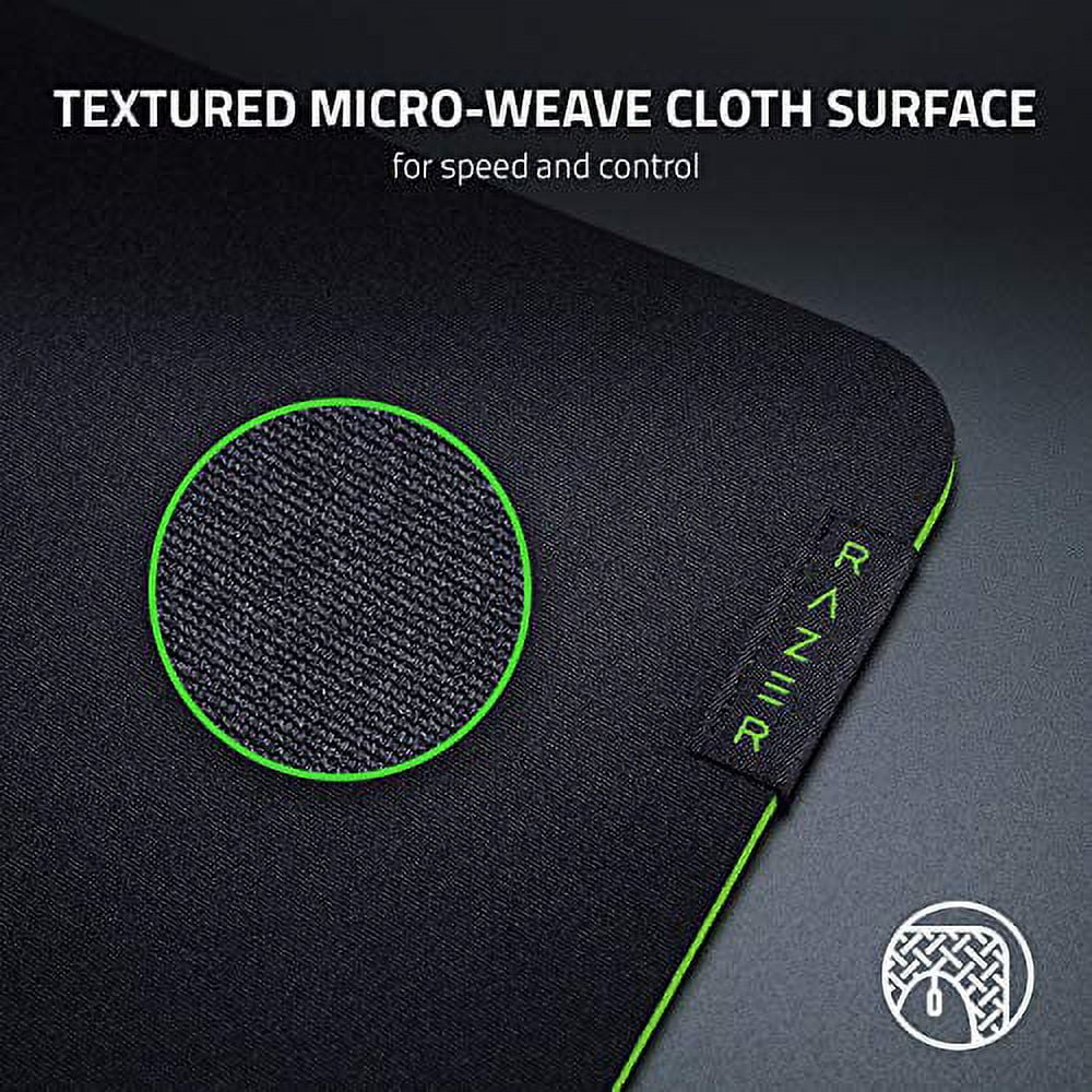 Base Classic High-Density Gaming Thick, Pad v2 - Non-Slip Mouse Gigantus Black - Cloth Razer Foam (Medium):