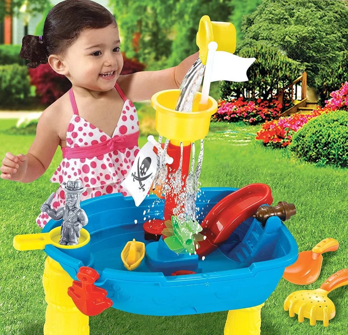 Toddlers Boys Toys liquid 21 Ship Girls 3 Table Toy Pirate Pcs Y for + Mundo Sand Beach Sandboxes