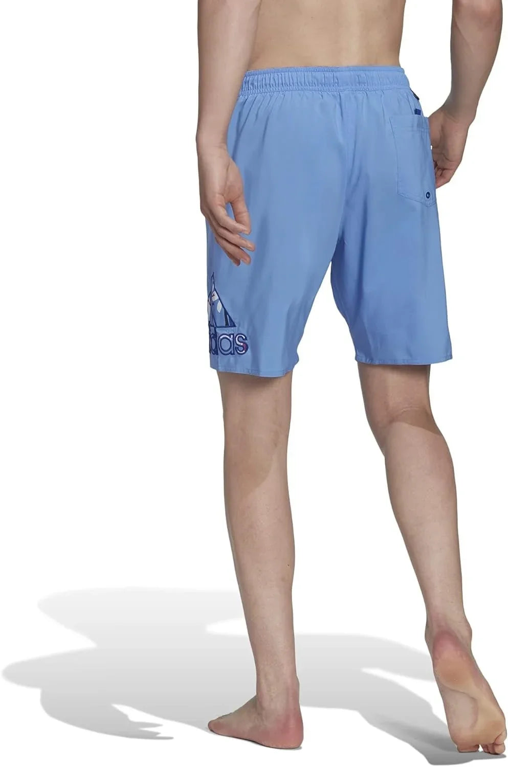19" MD Classics Blue Logo Floral Shorts Mint Fusion/Pulse Seasonal Swim