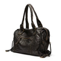 Washed Leather grade Women Handbag Capacity Vegan Office Tote Vintage Bag Bag Travel Shoulder Bag Bag Women Leather Large for Bag
