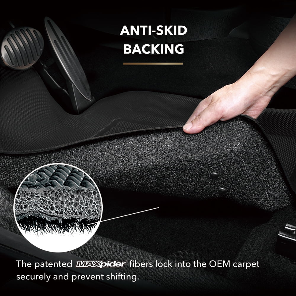 Floor SUBARU 3D Mat FORESTER (BLACK) with Full compatible Set 2019-2024 KAGU - MAXpider