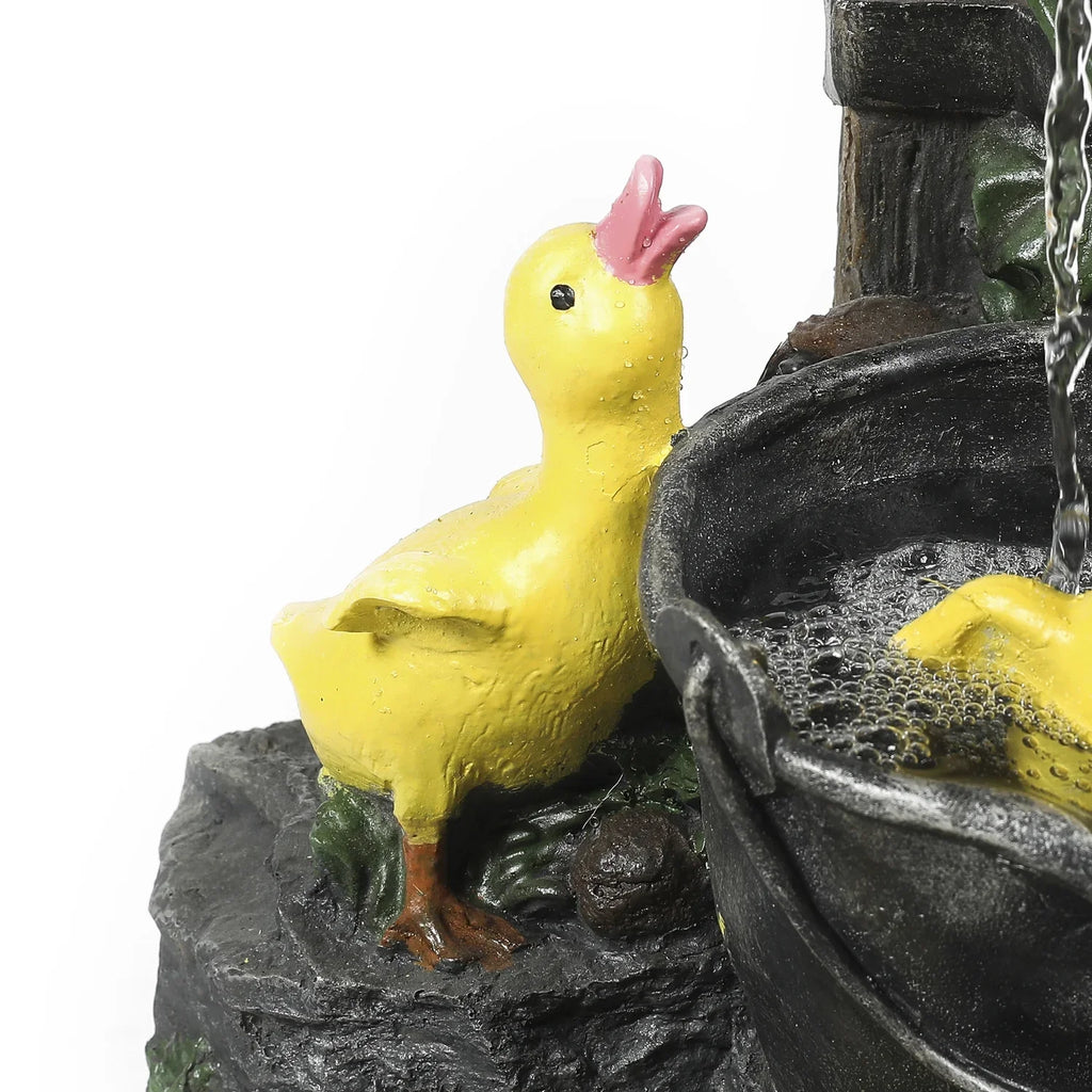 Resin Bath Ambiance exterior Duck HomeStock Fountain Antique Family