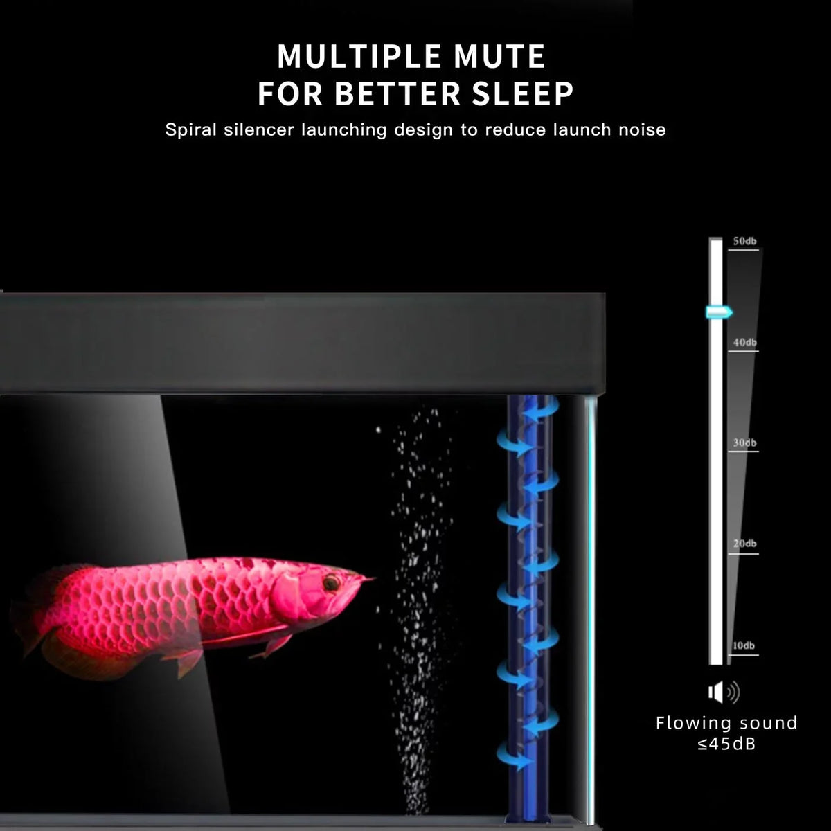Gallon Aqua Tempered 100 Aquarium Dream Glass All-in-one Black