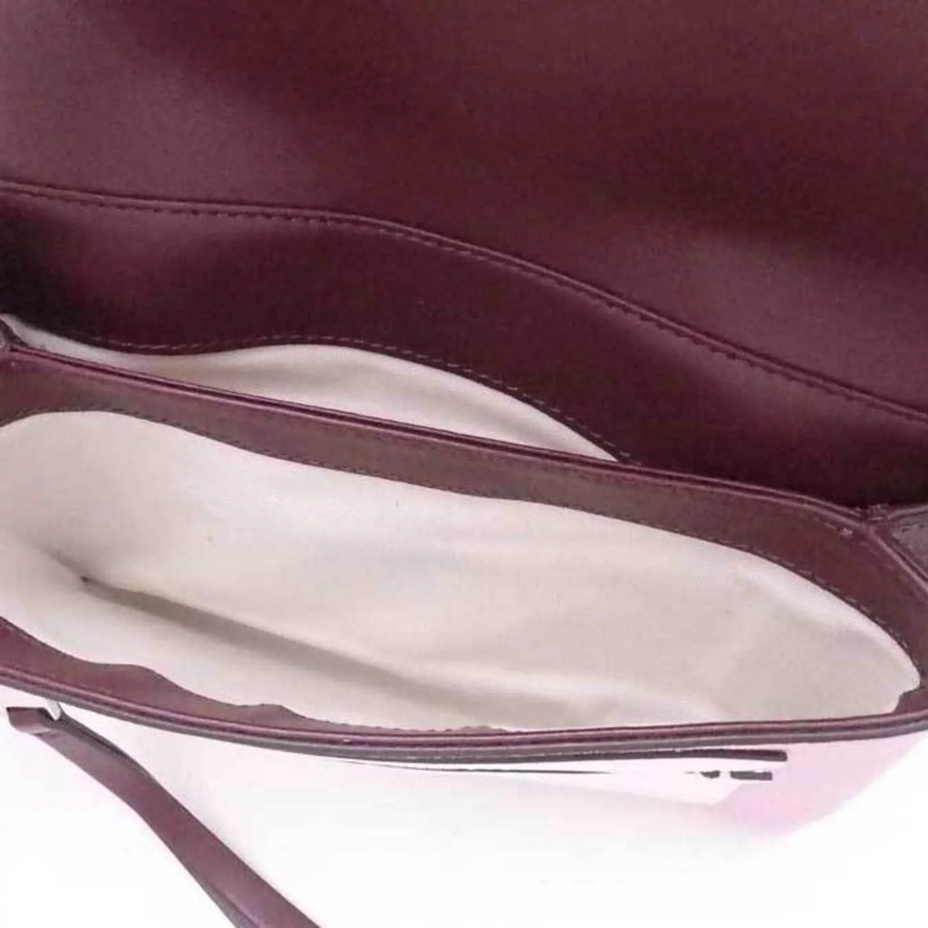 White (Good) GIVENCHY Givenchy Bordeaux x Duet Leather Women's Crossbody Shoulder Pre-Owned Pink Bag