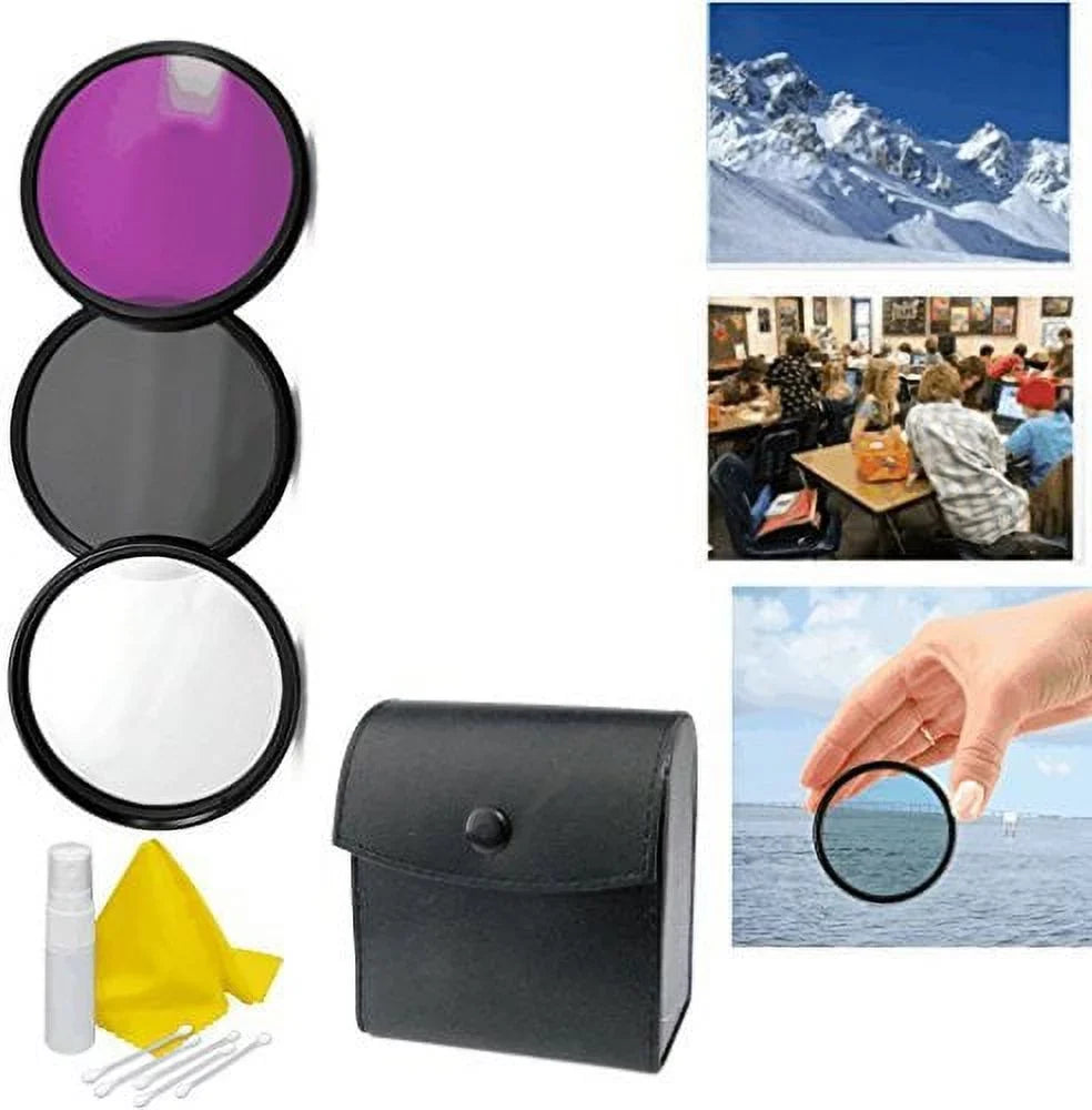 Coated Filter SP-550 Cleaning 52mm Kit Olympus Appropriate + 3pc UZ 3-Piece Kit Multiple