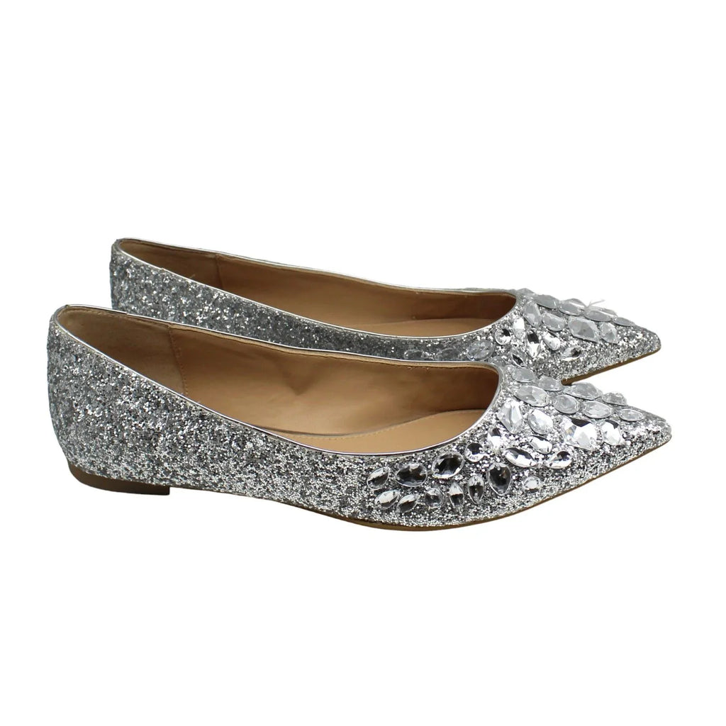 Badgley Flats Women's Jewel Ulanni Mischka Shoes