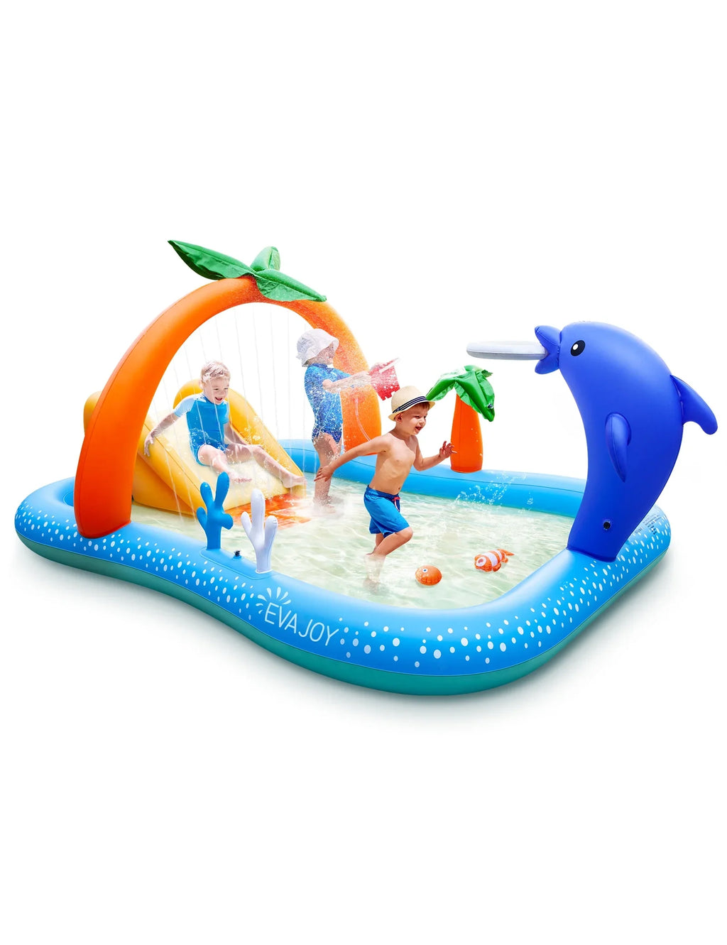 for Inflatable Pool exterior Above 95 Rectangular Backyard, Family, x Toddlers, 40in Kids, Sable Swimming Ground, Pool, x 75