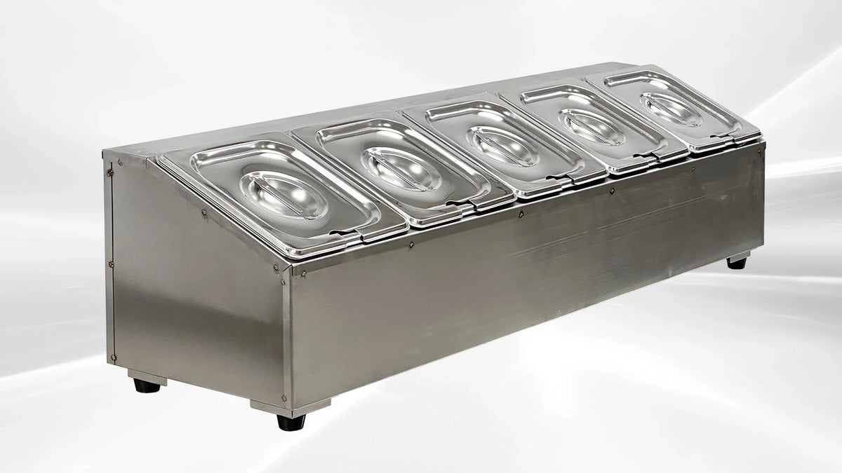 commercial basin shop steel CS16- pot seasoning shop tea Stainless display dessert Milk 5S rack hot