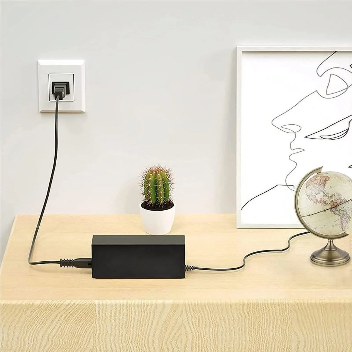 15551 Power (w/ 5000 Nuxkst Series N3540 3.34A i5551-1667BLK 65W Adapter / 15 I5551 19.5V 4.5mm I5551-3335BLK I5551-1668BLK Tip.) DC for Supply 5551 i5551-3333BLK Inspiron AC Small OD: