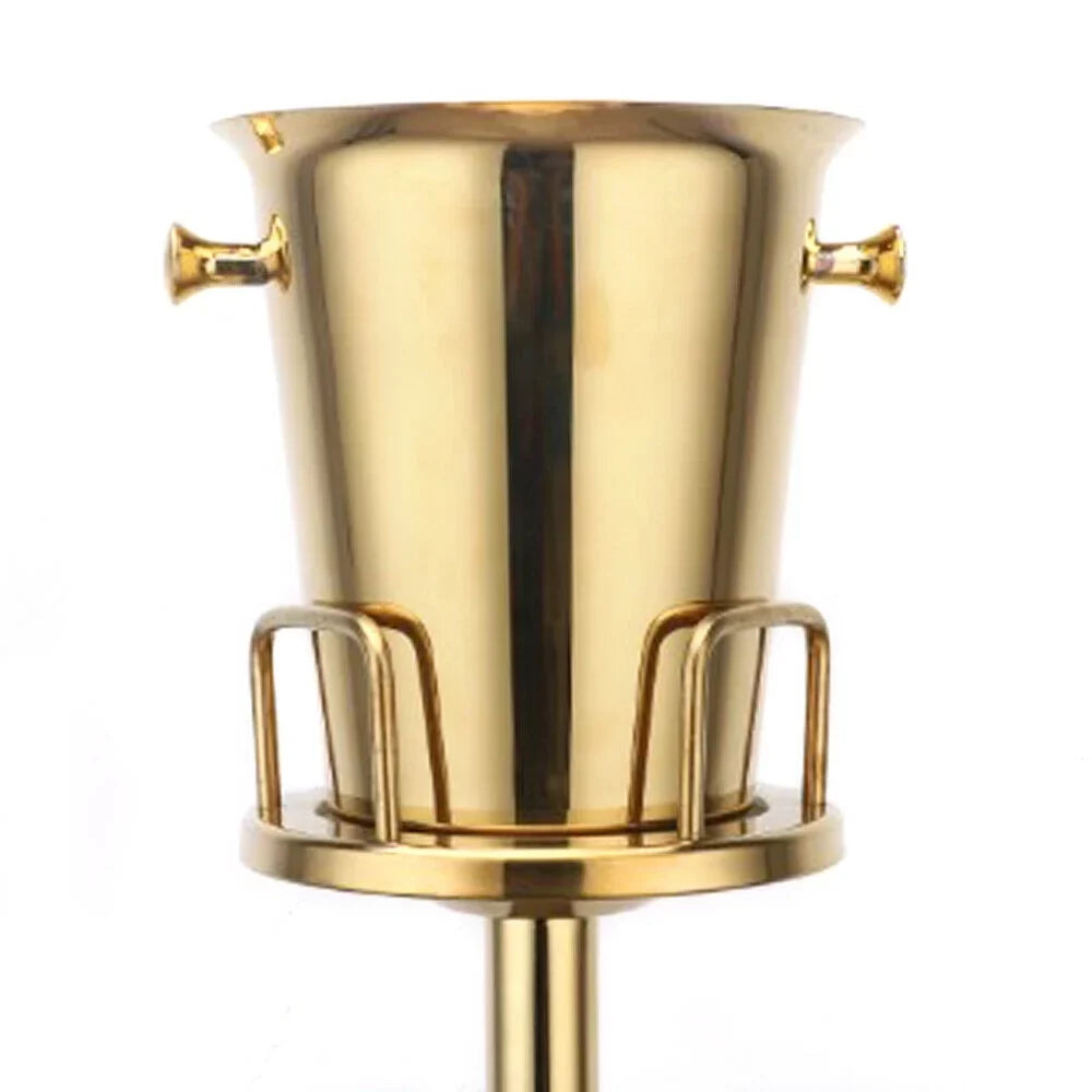 Bucket Bucket for Ice Vasque Titanium Ice Holder Bucket Champagne Home Party Hotel Gold Bar