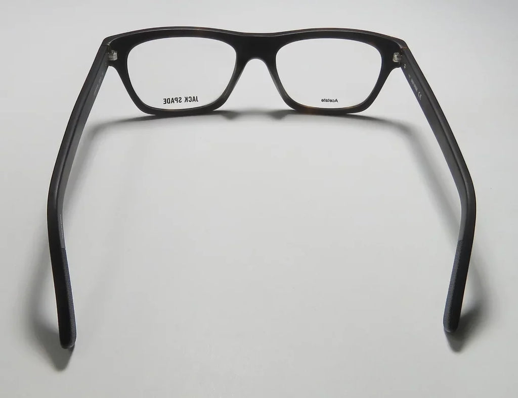 NEW FRAME SPADE DEMO JACK DESIGNER TORTOISE MENS/WOMENS MATTE LENSES FULL-RIM EYEGLASSES/EYEWEAR JONATHAN COLLECTIBLE CLASSIC 53-18-140 UNISEX DESIGN