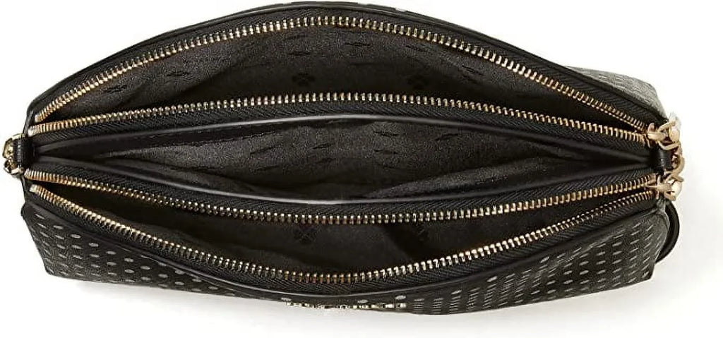 Dots Kate Crossbody Spencer Spade Zip Women's Bag Metallic New York Double