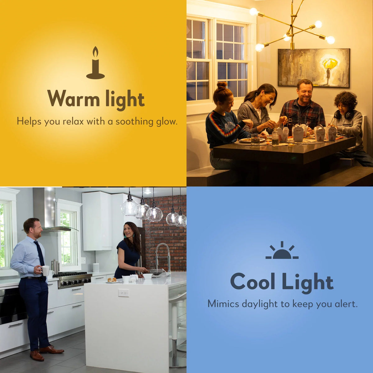 40 WiFi Watt Smart Chandelier Bulb Connected 3-Pack 90CRI LED B11 Equivalent Light Bulbrite Solana