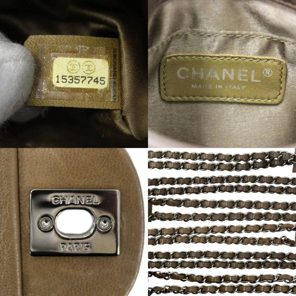 dark chain 15357745 Pre-Owned bag shoulder (Good) brown matelasse