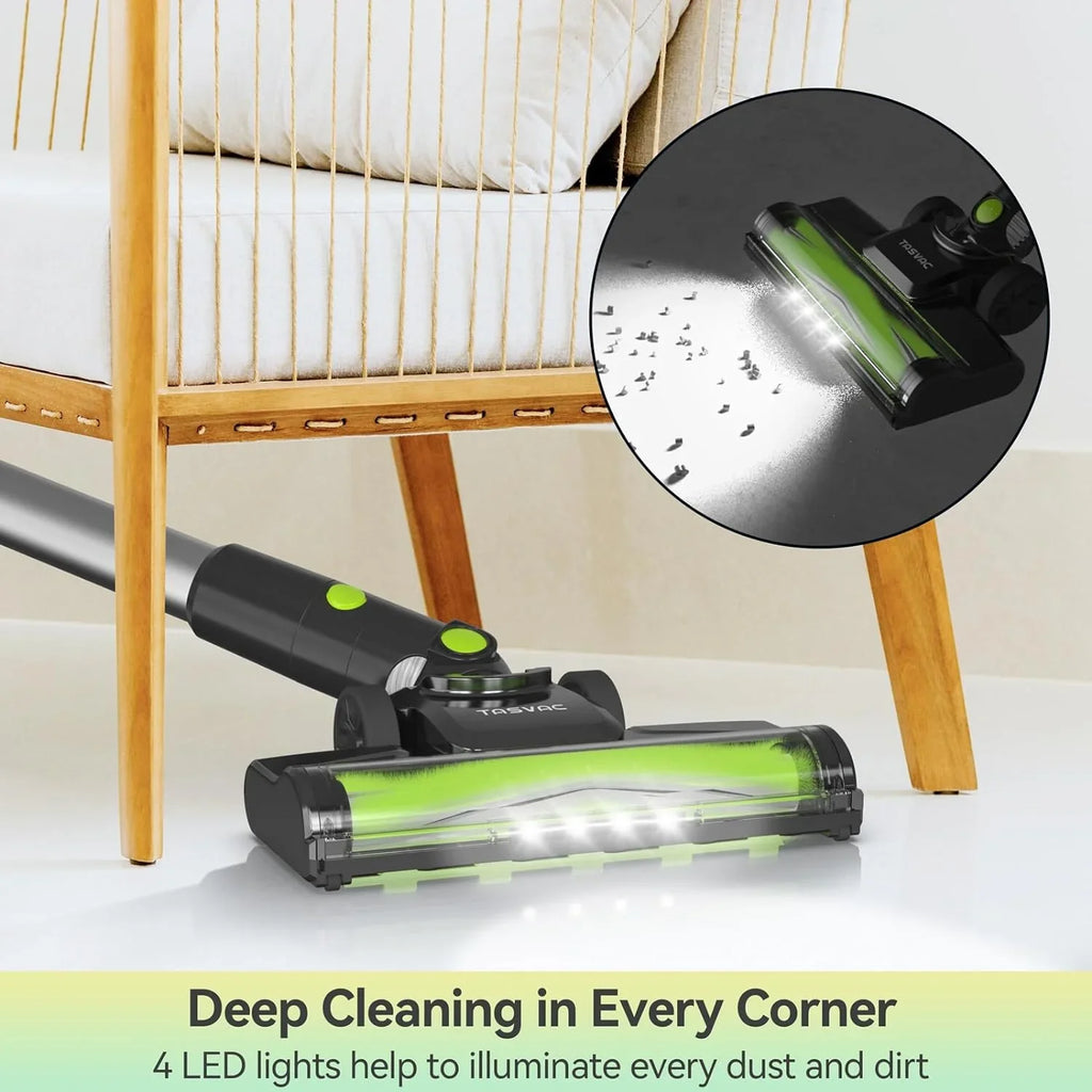 Vacuum Carpet Vacuum Vacuum 6-in-1 Lightweight Cordless Mins, Powerful Floor Cleaner, for Hair 45 Battery and Up Cleaner 28KPa Vacuum Stick Rechargeable Pet to Cordless 2200m-A-h Vacuum, Home