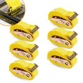 Trailer Accessories, Straps, STRAPS (6 Cargo 16' Track E KODIAK Enclosed Track E Pack) Trailer etrack & Straps x Van Ratchet Straps Logistic 2" for