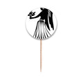 Party Round Decoration Flags Zodiac Constellation Virgo Toothpick Labels Sign