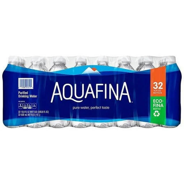 pk.) (16.9 oz., Drinking Aquafina 32 liquid Purified