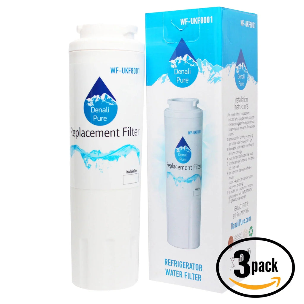 Filter liquid liquid ARSE664BS for - Filter Amana Cartridge Fridge 3-Pack Compatible Replacement Amana with UKF8001AXX Refrigerator