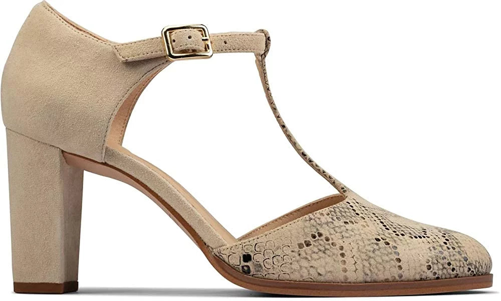 Women Adult Taupe Snake 6.5 Women 26156390 CLARKS Combi