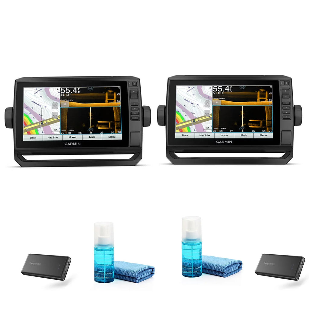 with (2-Pack Adapter Bundle) USB GARMIN ECHOMAP 010-02523-01 UHD 93sv