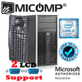 New 3.1Ghz Core WiFi DVD+RW i5 HP SSD Dual Display PC Bit Professional 10 Windows 8100 Ready Dual 250GB 8GB Tower