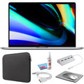 (Late (i9 2.3GHz, Zipper 1TB Gray (Refurbished) Kit + Cleaning - 2019, MVVK2LL/A) Sleeve with Kit Black Pro + SSD) Starter MacBook Space Bundle 16-inch Laptop