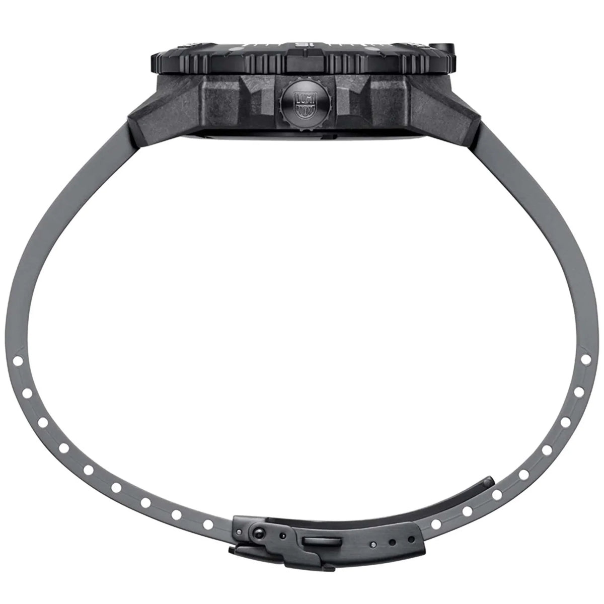 Luminox Grey XS.3862 Carbon Men's Strap Watch Master Seal Rubber