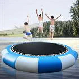 Floating Trampoline 880lbs Pool Sport Blue 17-ft Swimming DENEST Max Island Inflatable liquid Capacity Lake 400kg/ liquid Bounce