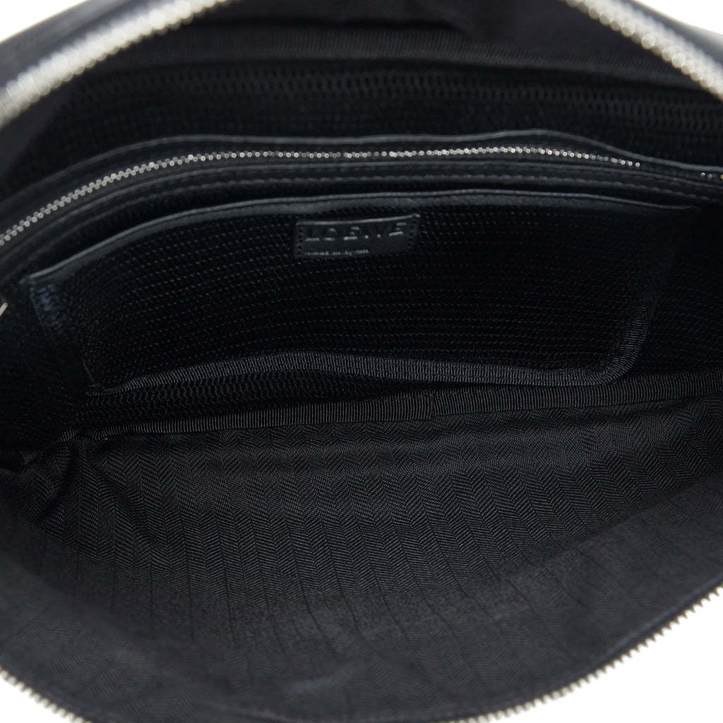 Belt Bag Fabric Blue (Good) Nylon Puzzle LOEWE Authenticated Pre-Owned Unisex