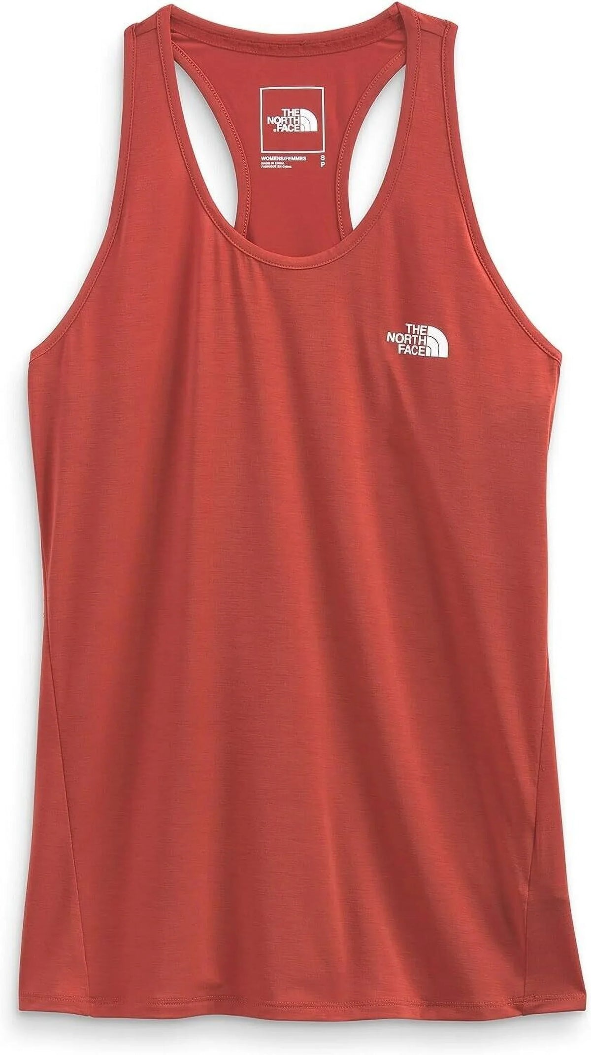 FACE Women's NORTH THE XXL Performance Wander Tank, Red Spice Tandoori dimension
