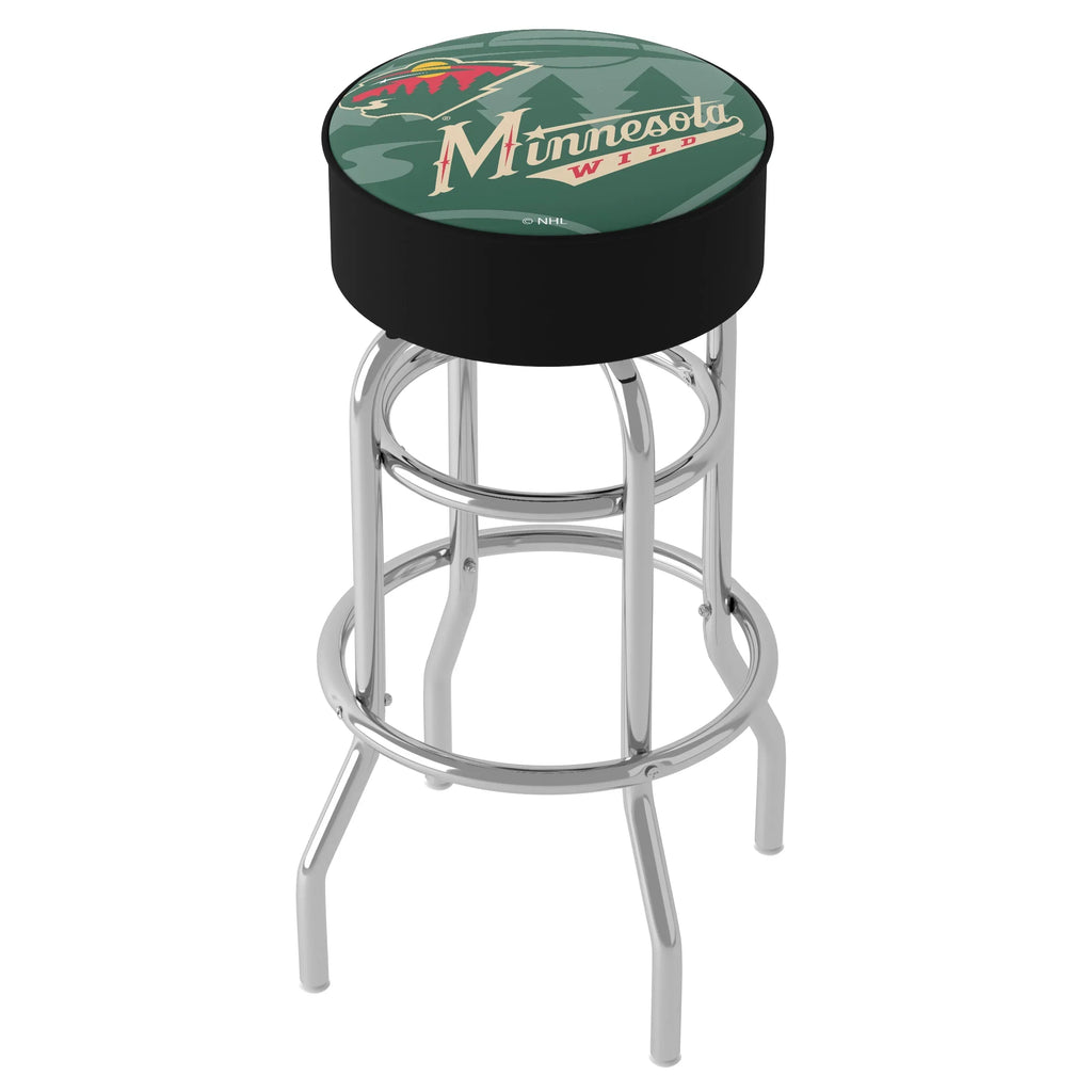 Bar Wild with Stool Trademark Padded Minnesota Seat Gameroom Watermark
