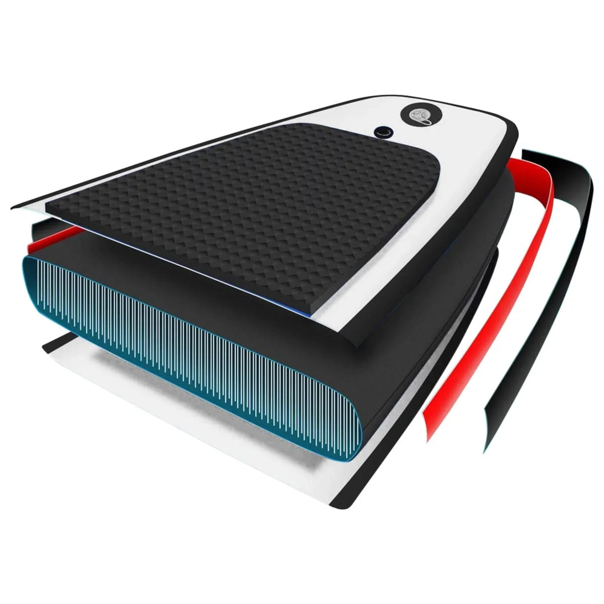 Paddleboard Inflatable White and Black Set MABOTO