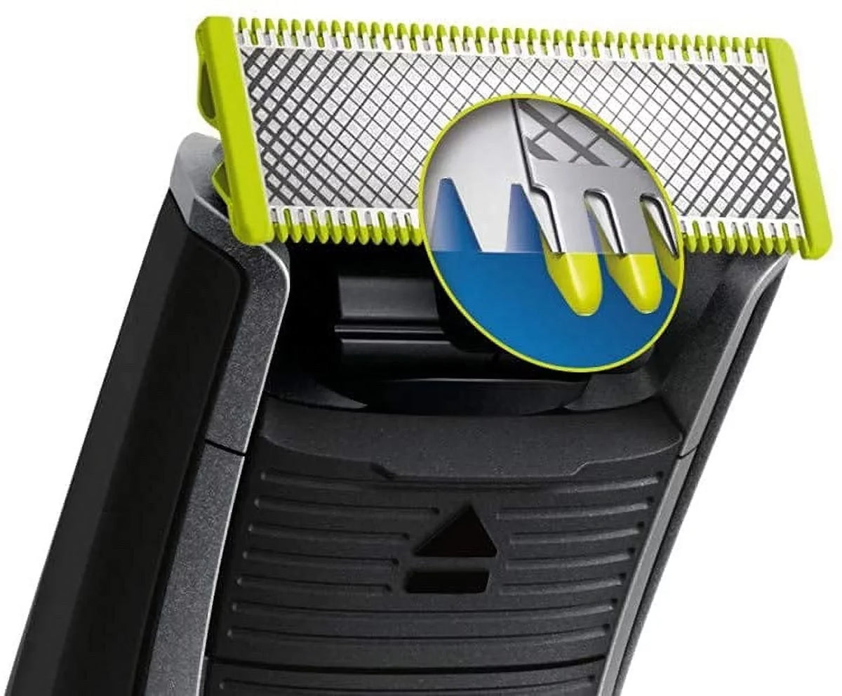 Trimmer, Styler OneBlade PHILIPS Hybrid Replacement Norelco OneBlade Kit, Electric QP6510 2 Blades + Pro