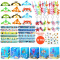 Bags Animal 12 Sea Ocean of Stickers Party Pcs Under Treat 72 Set design Keychain Sea The party Under Straw Supply Mask For The Kids Favors, Birthday